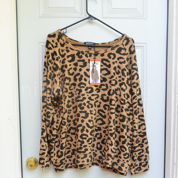 NWT BUFFALO WOMEN 'S CREW NECK LONG SLEEVE SIZE XXL - Picture 2 of 5